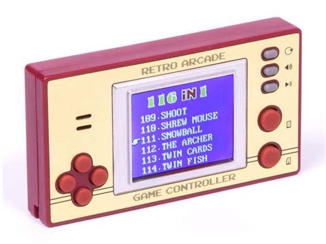 The 8 Bit Lcd Portable Game Console Delivers Over 100 Classic Games