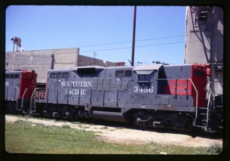 Railroad Slide Southern Pacific 3456 Locomotive 1967 Baja California