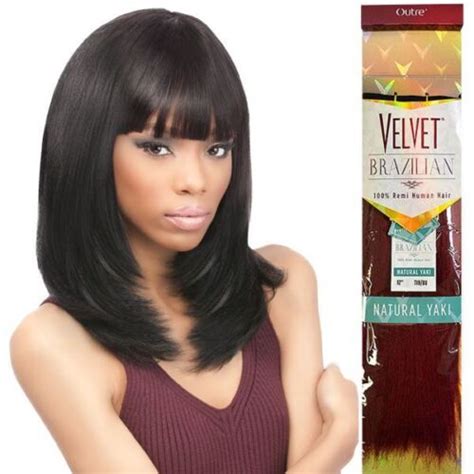 Outre Velvet Brazilian Remy Human Hair Natural Yaki Ebay