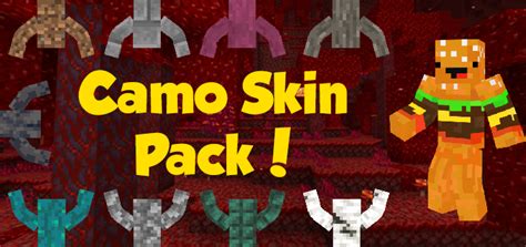 Camouflage Skin Pack 116 Nether Update Minecraft Skin Packs