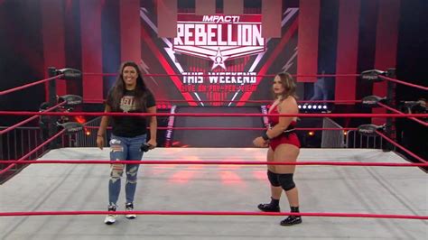 Rachel Ellering Re Debuts For Impact Wrestling Jordynne Graces
