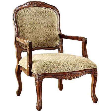 Carved wooden chairs with wooden wheels front legs from accent chairs with wood arms, source:myantiquefurniturecollection.com. Venetian Worldwide Quintus Carved Wood Accent Chair ...