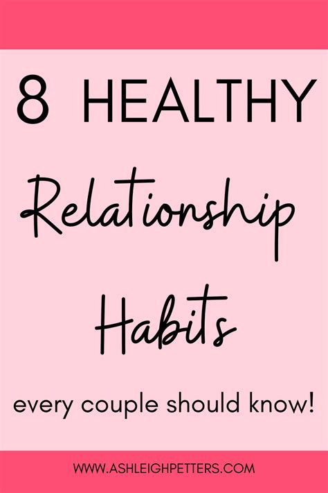 8 Healthy Relationship Habits Every Couple Needs To Know Living Life