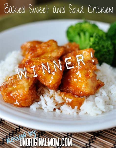 Make sure you only use 1 cup of water not 1 1/2 cups. Oven Baked Sweet and Sour Chicken - unOriginal Mom
