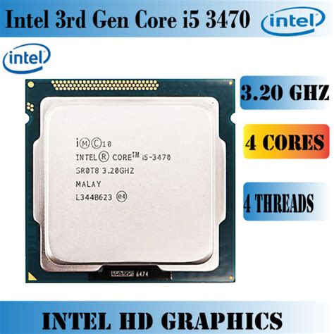 Intel Core I5 3470 3rd Gen Processor Price In Bangladesh Sell Tech Bd