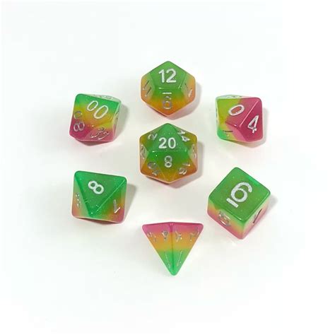 Pixie Wings Polyhedral Dice Set Hd Dice — Thediceoflife Dice Jewelry
