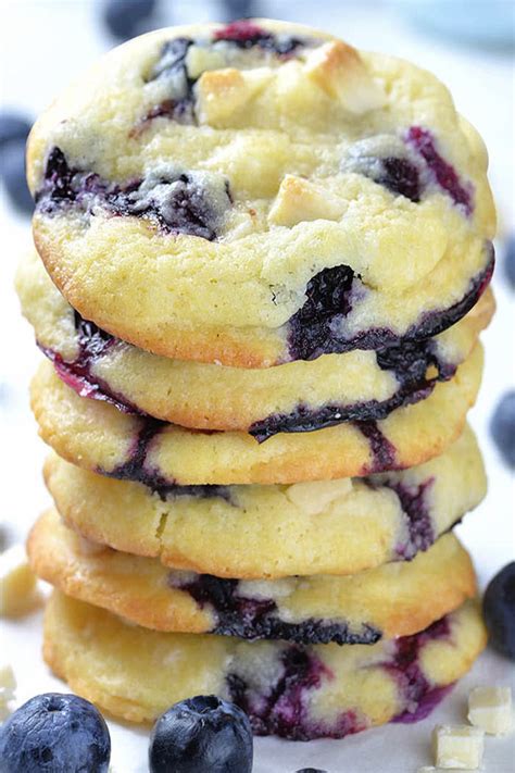 These Blueberry Cookies Are A Cinch To Make Using A Box Cake Mix Cream