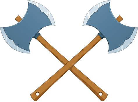 Axe Cartoon Animation Two Ax Png Download 800590 Free