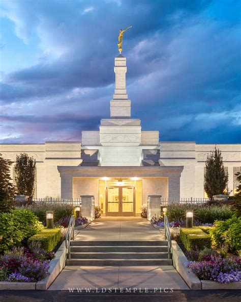 Detroit Temple Twilight Lds Temple Pictures