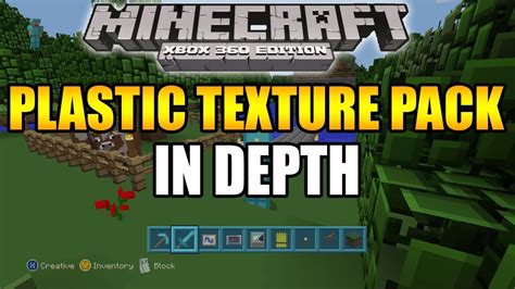 Minecraft Ps3 Xbox360 Plastic Texture Pack In Depth Youtube