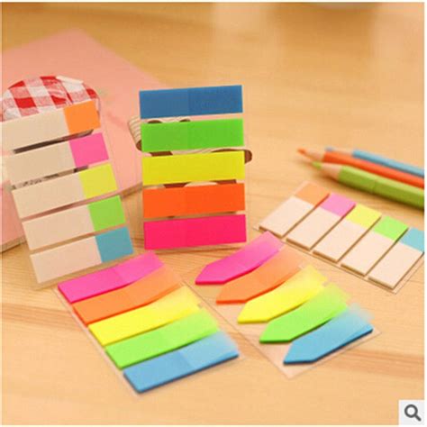 Set Novelty Note Paper Sticky Adhesive Post Highlighter Index Tab