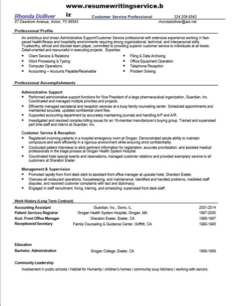 Maybe you would like to learn more about one of these? Customer Service Representative Resume Sample