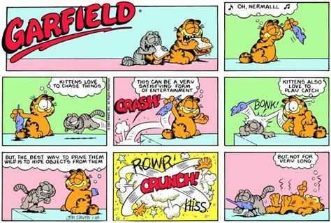 Garfield Tricks Nermal Garfield Comics Classic Comics Garfield