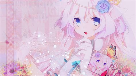 28 Pastel Pink Anime Desktop Wallpaper Reverasite