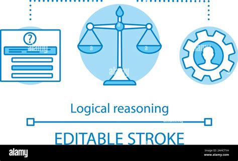 Logical Reasoning Concept Icon Decision Making Idea Thin Line