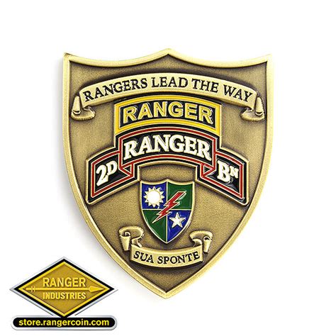 2nd Ranger Battalion Crest Coin Ranger Industries Llc