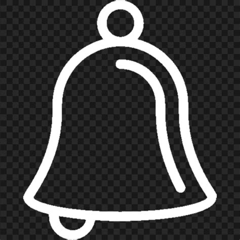 Png Bell White Icon Citypng