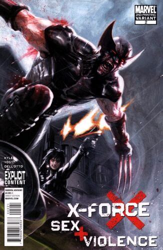 X Force Sex And Violence Vol 1 2 Marvel Database Fandom
