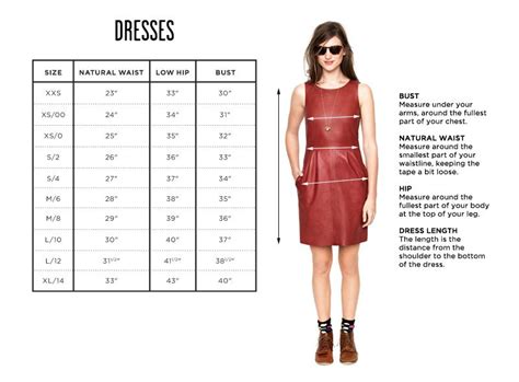 Clothing Size Charts And Measurement Guide Madewell Clothing Size