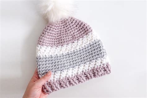 Winter Warmth Crochet Beanie Pattern Double Crochet Crochet Hats