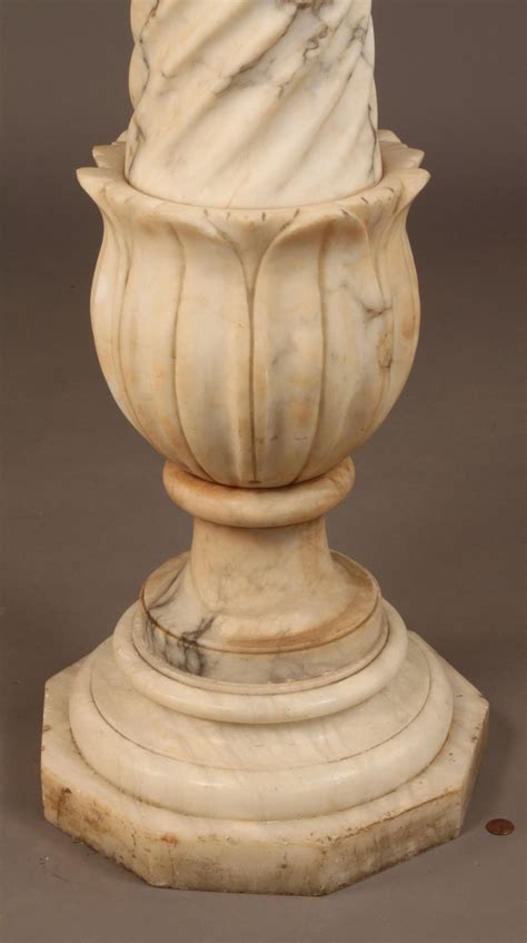 Lot 304 Victorian Marble Pedestal Case Auctions