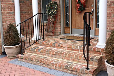 Exterior stair railing outdoor stair railing wrought iron stair railing stair railing design stair handrail staircase railings hand railing bannister staircases. Wrought Iron Porch Railings Stair Rails for Homes small in ...