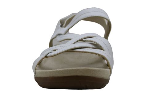 Bare Traps Womens Jordyn Open Toe Casual Ankle Strap Sandals White 2 Size 6 5 Ebay