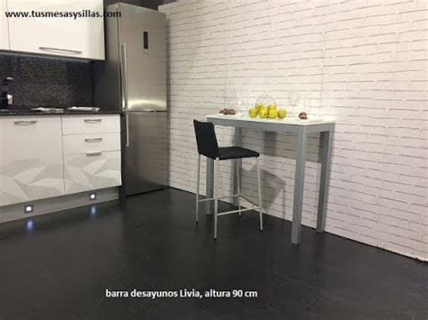 Diseño de cocina cocinas de casa cocinas de casas pequeñas cocina estrecha muebles de cocina ikea cocinas pequeñas sencillas diseño de 30 mesas de centro pequeñas: Mesa alta y barra de cocina Livia extensible - YouTube