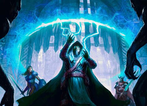 Fantasy Mage Wizard Sorcerer Art Artwork Magic Magician