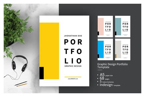 Graphic Designer Portfolio Template Free Download Nismainfo