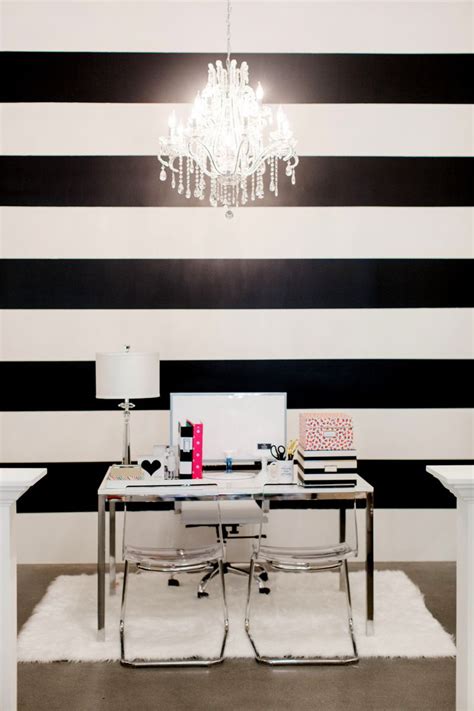 The Tomkat Studio The Black And White Striped Wall The Reveal