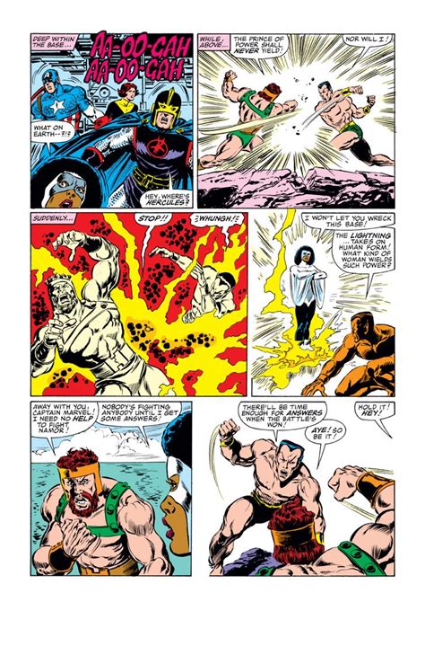 Namor Vs Herc Fun Comics Marvel Heroes Comic Book Pages