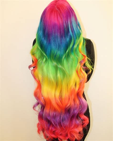 🌈rainbow Hair For Life🌈 New Custom Coloured 35 Weave From The Best