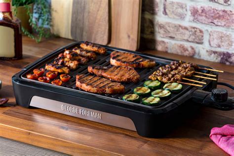 240 square inches of cooking space. George Foreman Grill Smokeless BBQ