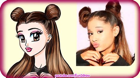 How To Draw Ariana Grande Manga Anime Drawing Tutorial Cute