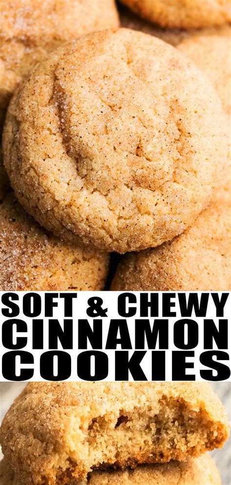Cinnamon Cookies Soft And Chewy Quick Cookies Recipes Cinnamon