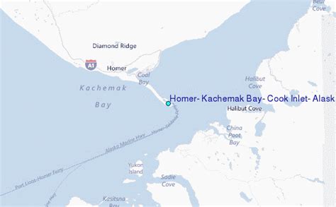 Kachemak Bay Alaska Kilcher Homestead Map