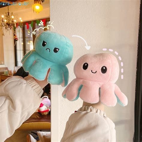 Multicolored Reversible Octopus Plush Toy Inspire Uplift