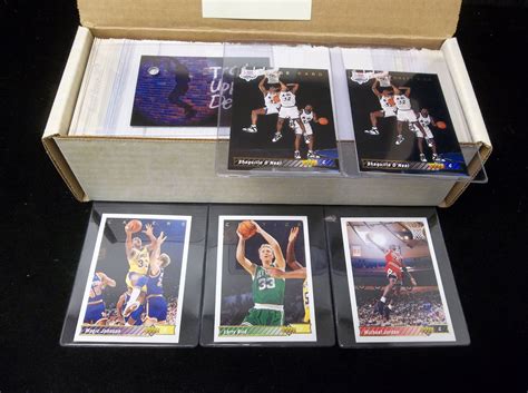 Lot Detail - 1992-93 Upper Deck Basketball Complete Set of 514