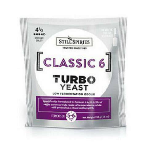 Still Spirits Classic 6 Turbo Yeast Craft Brew BBQ