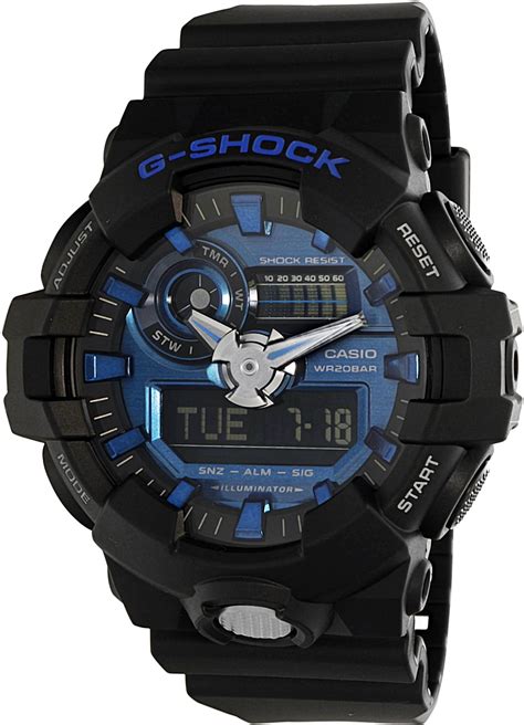 Casio Mens G Shock Ga710 1a2 Black Rubber Quartz Sport Watch