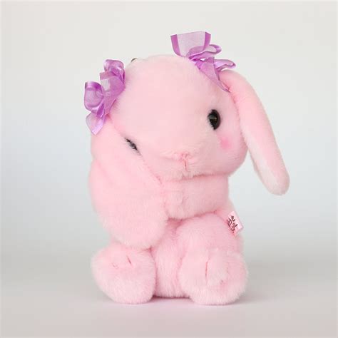 Buy Amuse Poteusa Loppy Pretty Pouch Ribbon Pink Bunny Rabbit Plush