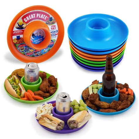 Great Plate Reusable Food And Beverage Party Plates The Green Head