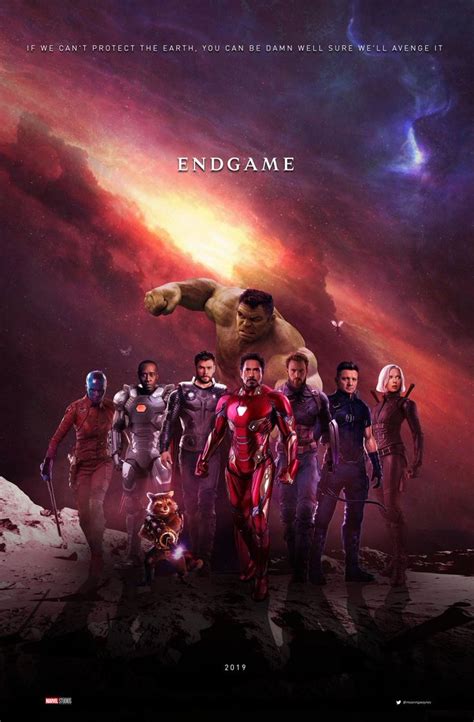 Endgame Fan Made Poster Avengers4 Marvel Avengers Papel De Parede