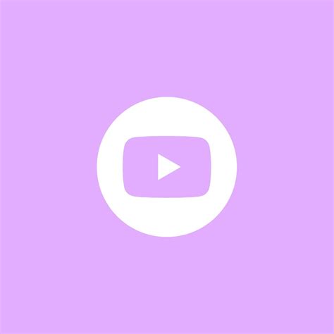 Youtube Logo Aesthetic Purple Youtube Icon Widgetopia Homescreen