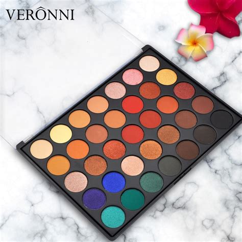 35 Colors Professional Shimmer Glitter Eyeshadow Palette Beauty