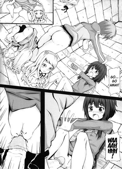 Reading Giving To Megumin In The Toilet Doujinshi Hentai By Ginhaha Hiramani Giving To