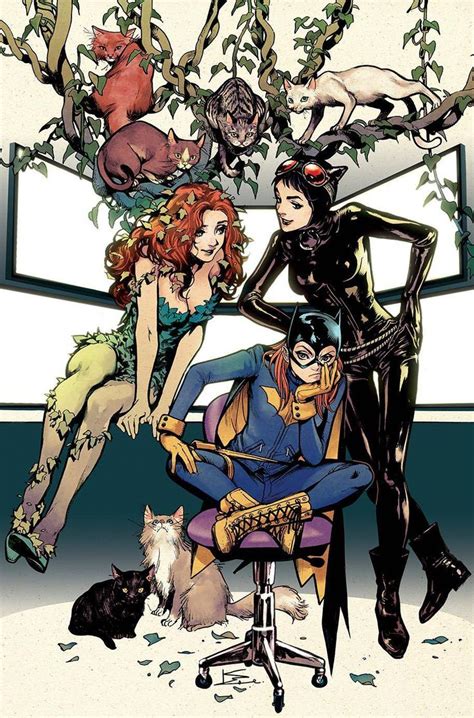 Batgirl Catwoman Poison Ivy Comic Books Art Batgirl Dc Comics Art