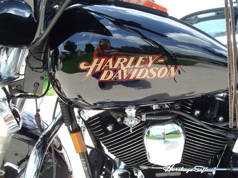 2005 harley davidson flstci softtail gas fuel tank. How do you properly apply tank decals? - Harley Davidson ...