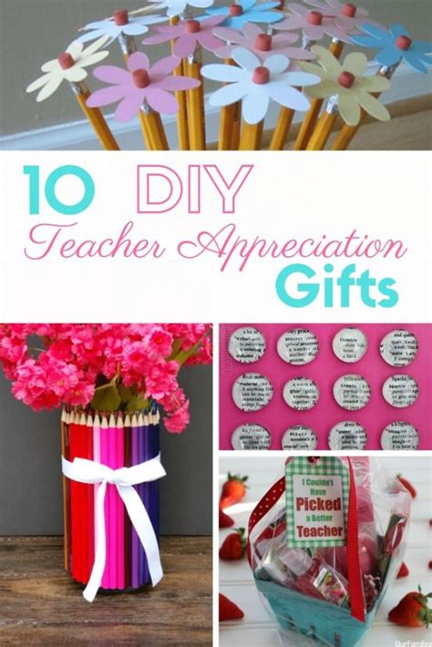10 Diy Teacher Appreciation Ts 9 On A Dime
